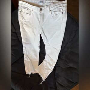 Paige skinny jeans like new crop
